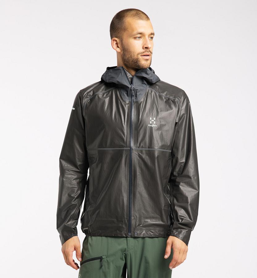 Haglöfs Mens L.I.M Breathe GTX Shakedry GTX Jacket Black New Zealand 31907TWKQ